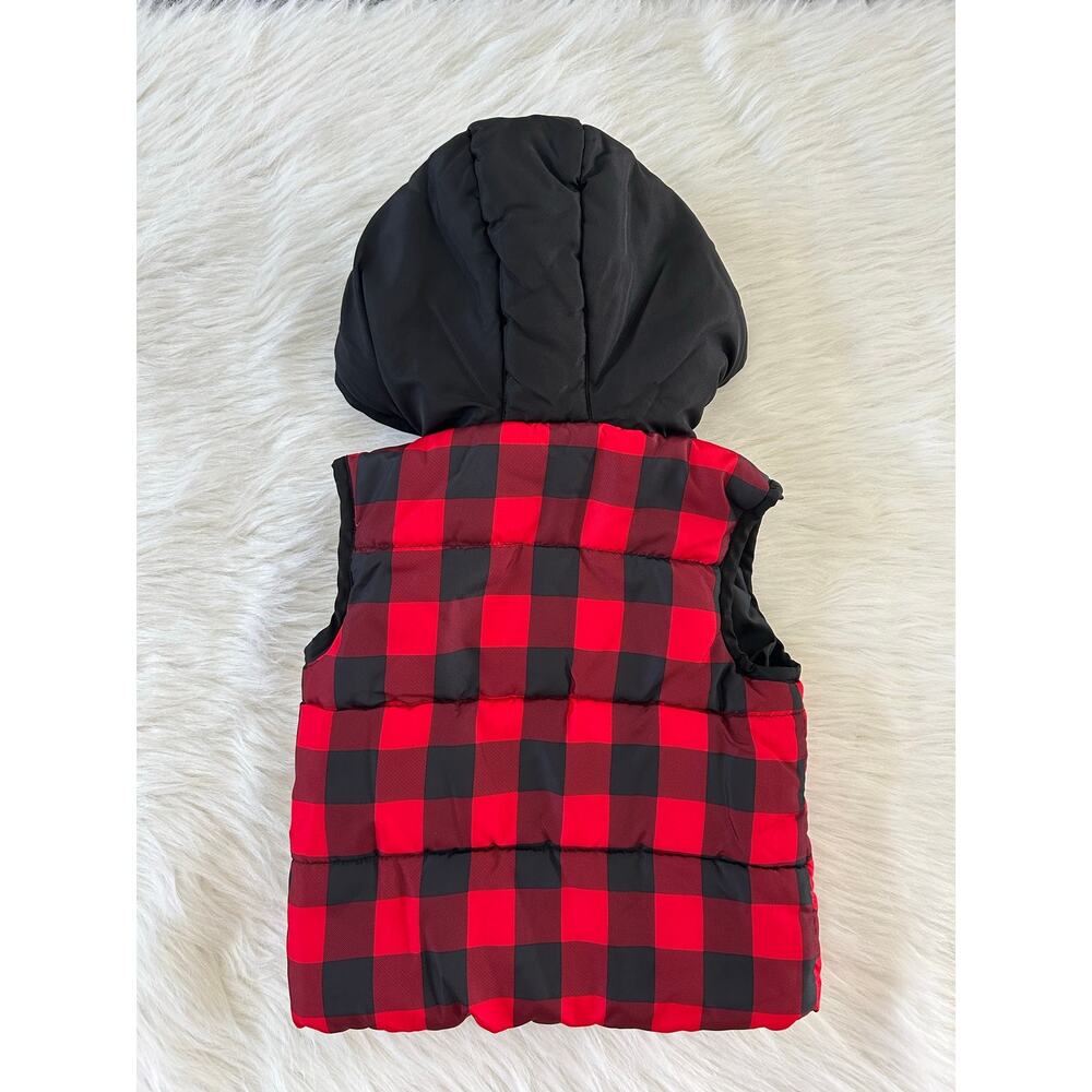 Toddler Boy Bundle Mickey Fleece Lined Zip Vest Nike Red Hoodie Sweatshirt 3T - Picture 3 of 7